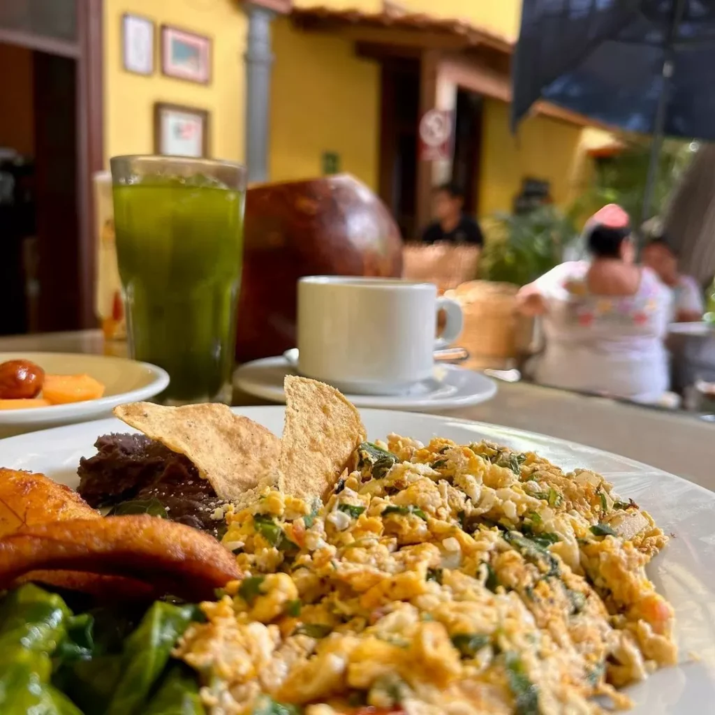 Desayuno Huevo en el Restaurante La Chaya Maya Mérida Yucatán México