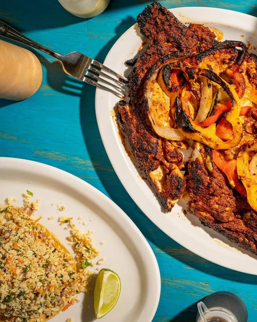 Platillo de Mariscos en playa del carmen