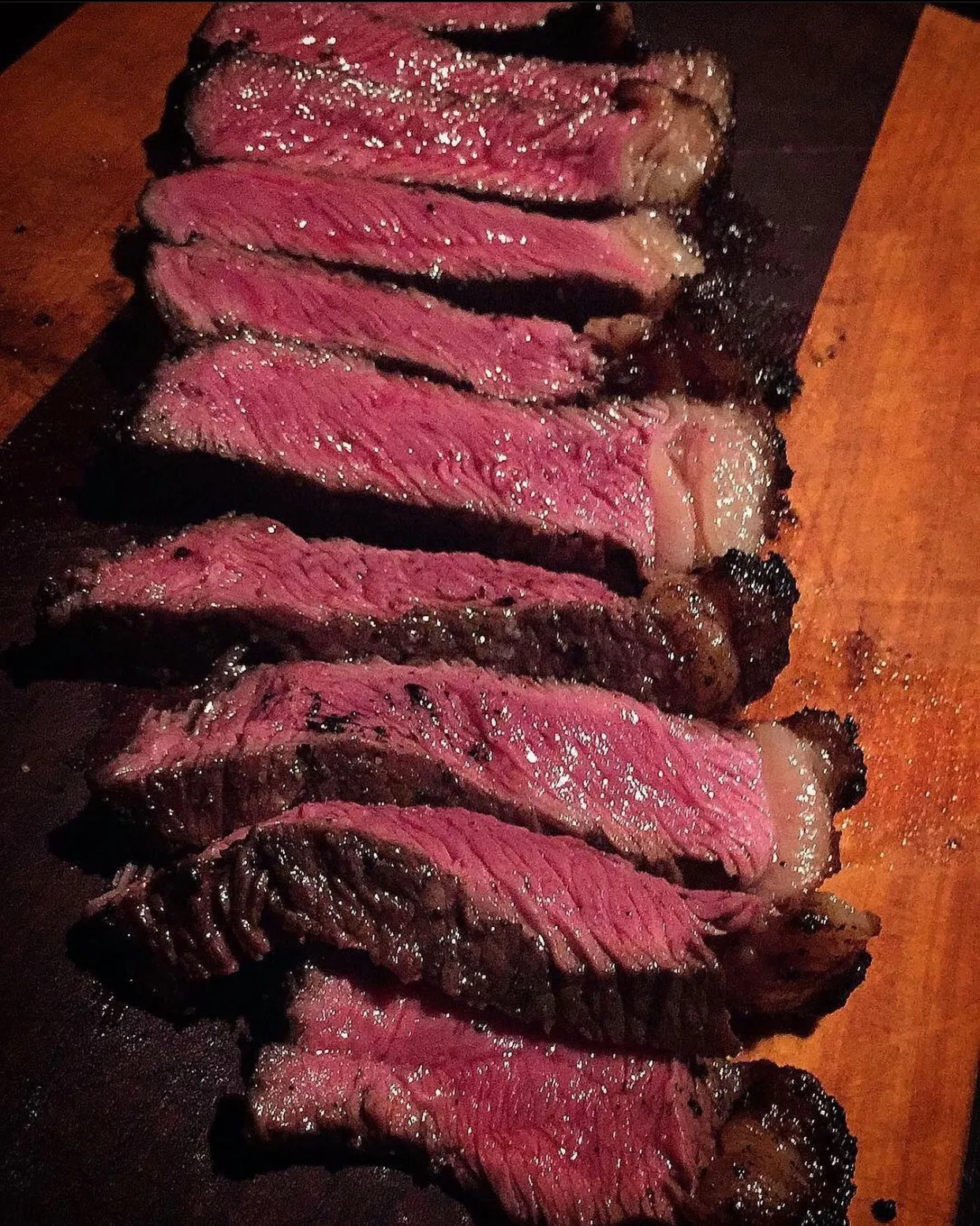 Pedazos de carnes en buenos aires grill