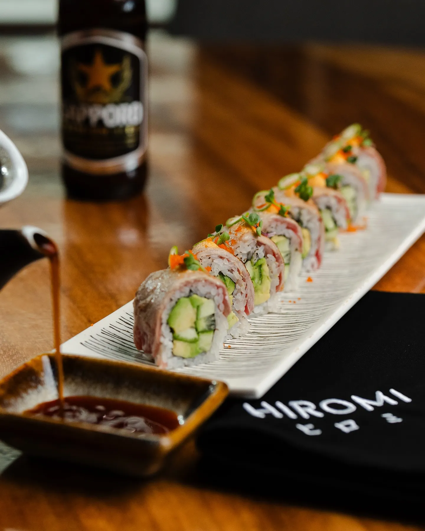 restaurante de sushi en marina puerto cancun hiromi