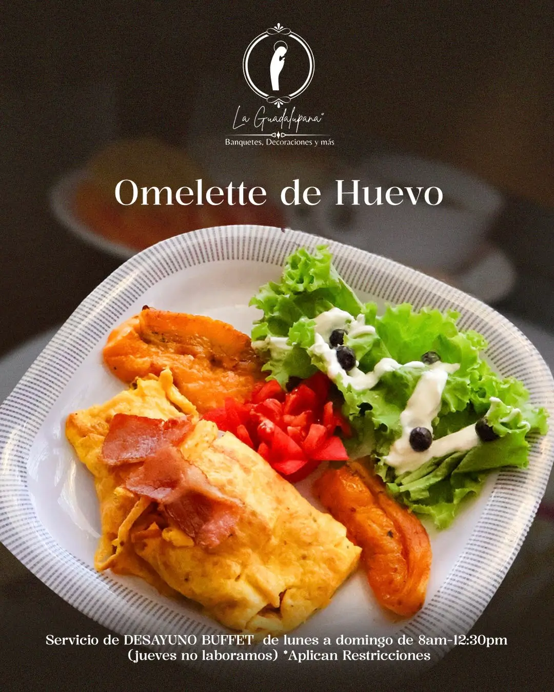 buffet de desayunos en merida en el restaurante la guadalupana