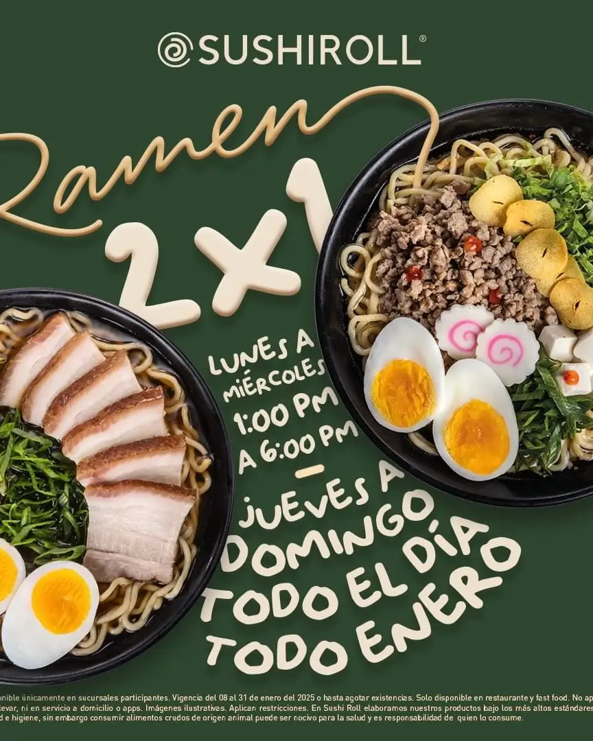 ramen en merida restaurante sushi roll galerias
