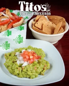 guacamole en el restaurante la terraza de titos - rest mexico