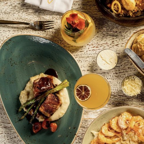 Imagen de la comida de uno de los mejores restaurantes en Cancún