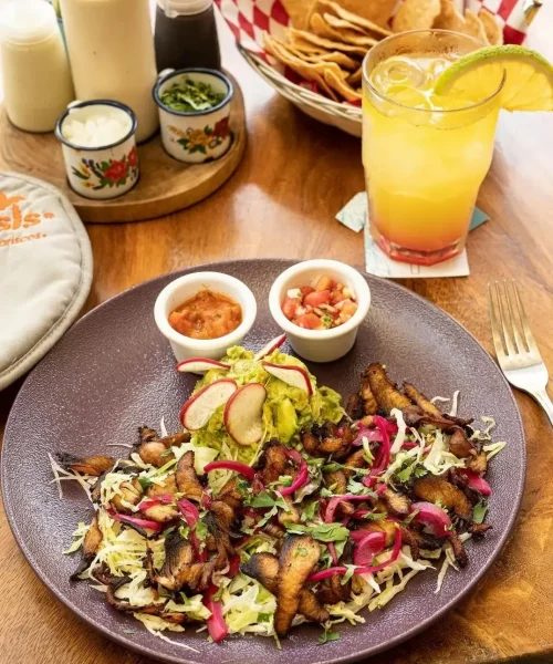 Pescadería en Solidaridad, México