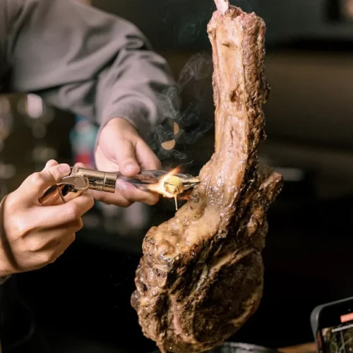 Comida del restaurante Roca Steakhouse en Mérida Yucatán