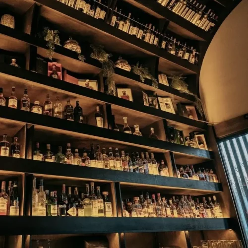 Bar del restaurante Roca Steakhouse en Mérida Yucatán