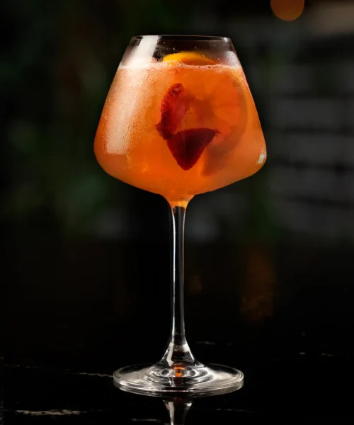 Bebida preparada del menú del restaurante sonora prime