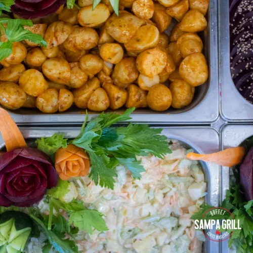 comida del día del buffet sampa grill