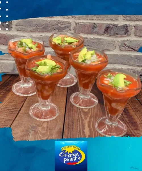 buffet de cocteles en puebla del restaurante camaron picante