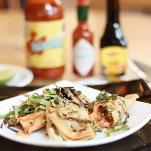 comida del buffet del barrio