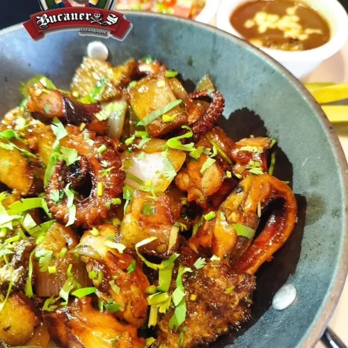 castacan con pulpo en chetumal restaurante bucaneros - rest mx