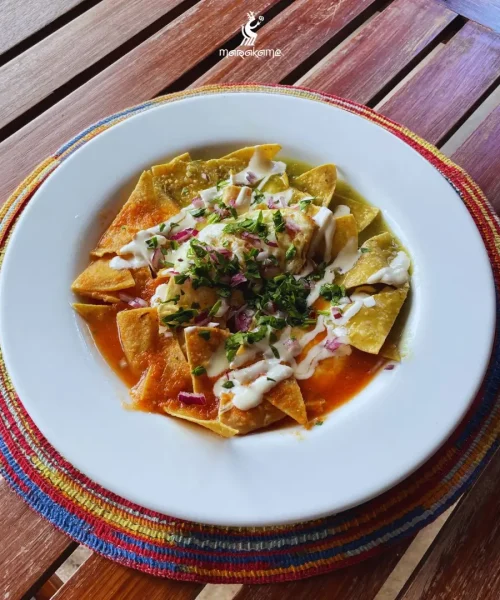 chilaquiles en el buffet marakame cancun