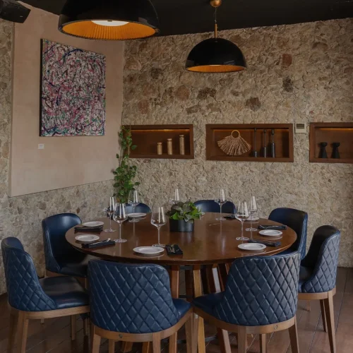 Interior del restaurante picheta en el centro de mérida