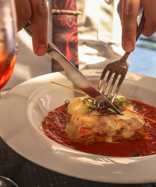 Comida del restaurante las quintas