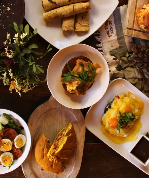 Desayunos saludables en el restaurante recado en cholula