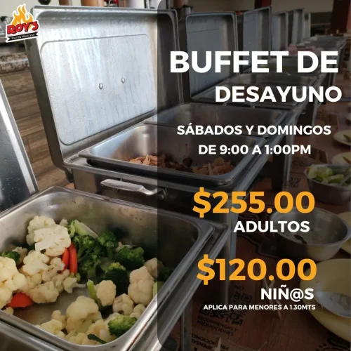 precios del desayunos buffet de roys en cuernavaca