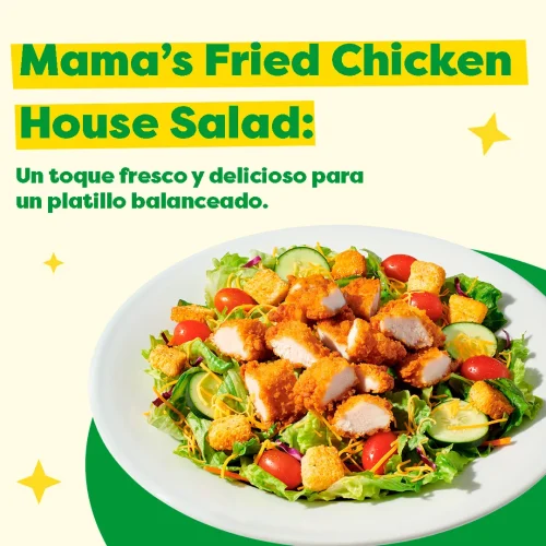 ensalada en el restaurante dennys juriquilla