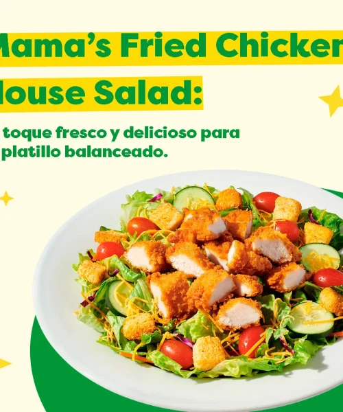 ensalada en el restaurante dennys juriquilla