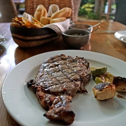 Filete de res asado estilo argentino