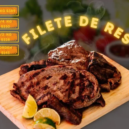 filete de res en krujipollo playa del carmen