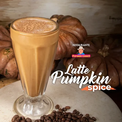 Frappe de café en el restaurante puruxon cauich