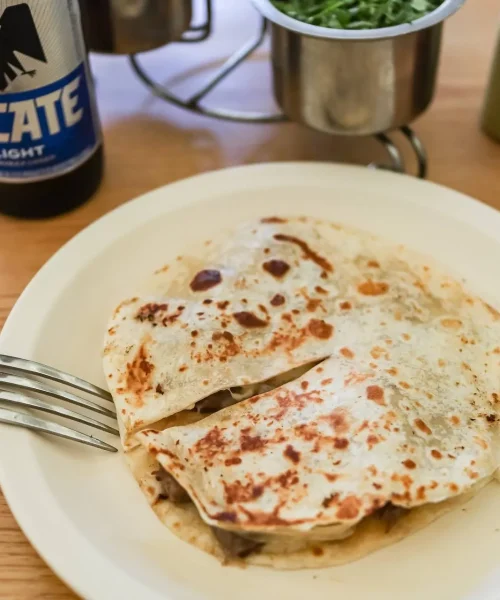 Quesadilla de arrachera comida mexicana