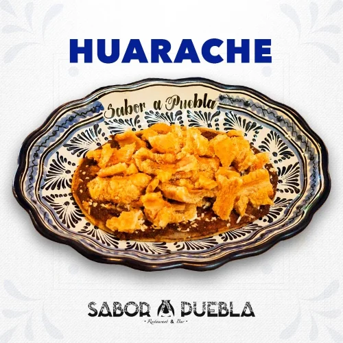 Donde comer huarache en el centro de puebla
