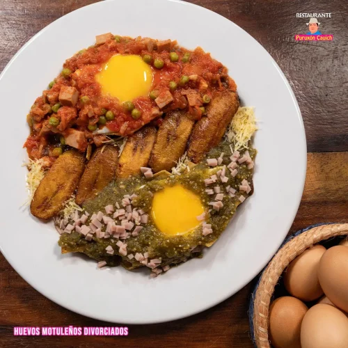 los mejores restaurantes y lugares para desayunar en Mérida huevos motuleños restaurante puruxón