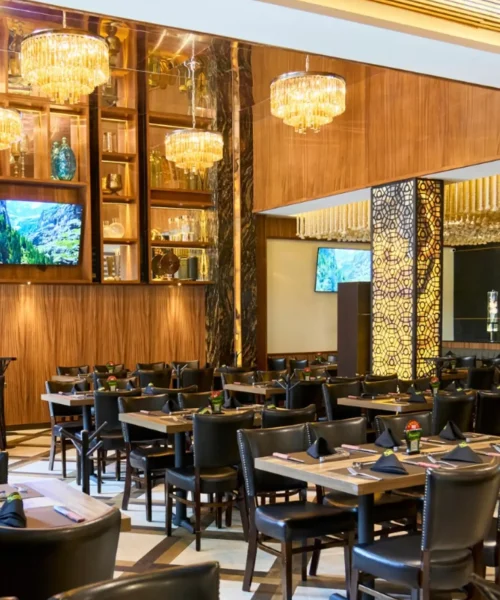 interior del restaurante mr pampas cancun