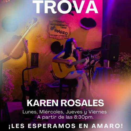 músicos que estarán en vivo en el restaurante amaro 2