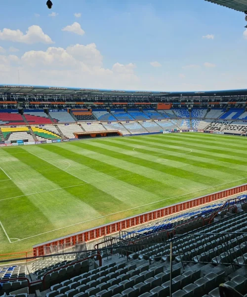 Palco del estadio en el restaurante bife sport bar pachuca