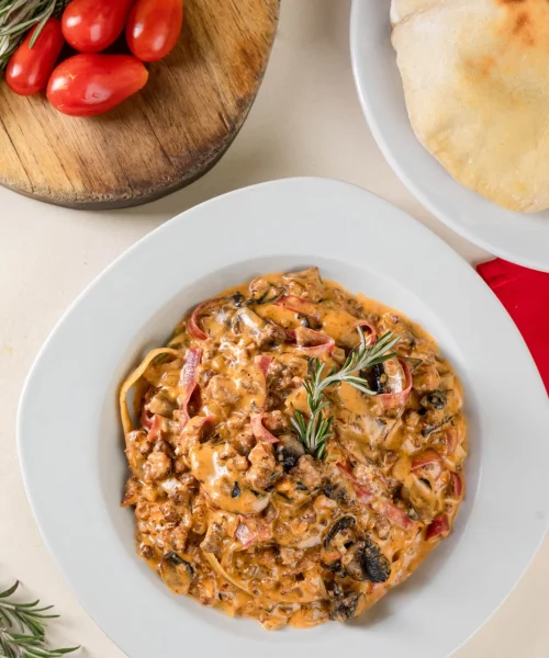 Pastas italianas en el restaurante rolandis cancún