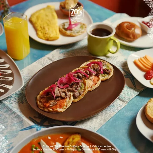 picaditas veracruzanas en orizaba restaurante 70s