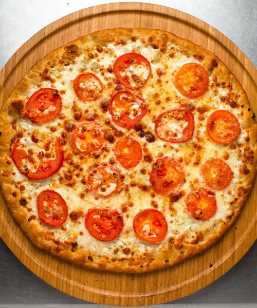 Pizza vegetariana en playa del carmen