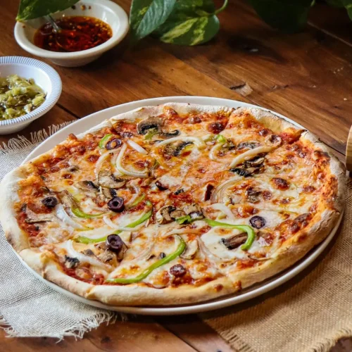 Pizzas italianas en huayacan cancún Luna Rossa restaurant