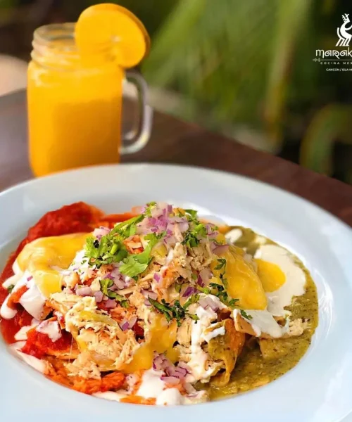 platillo en uno de los mejores restaurantes con buffet en cancún