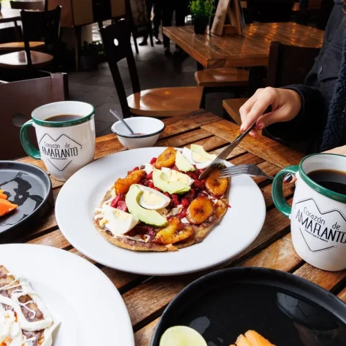 platillos del restaurante corazon de amaranto orizaba