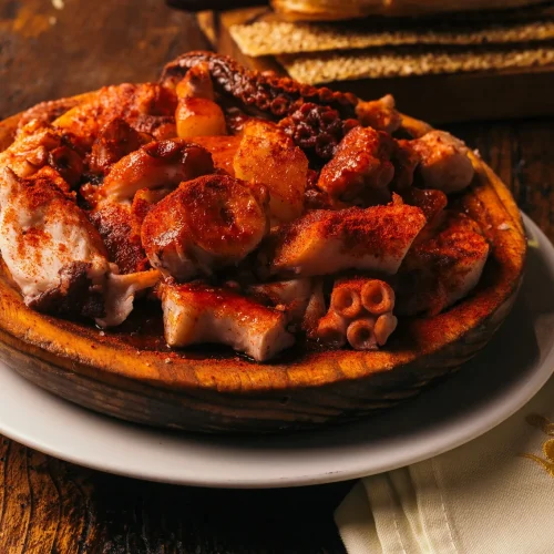 pulpo a la gallega platillo español en juriquilla