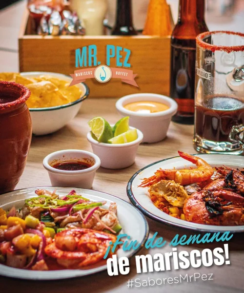 restaurante buffet de platillos de mariscos mr pez puebla