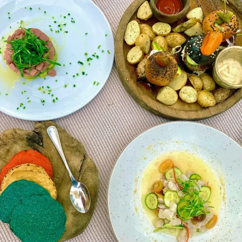 comida del restaurante tabooo