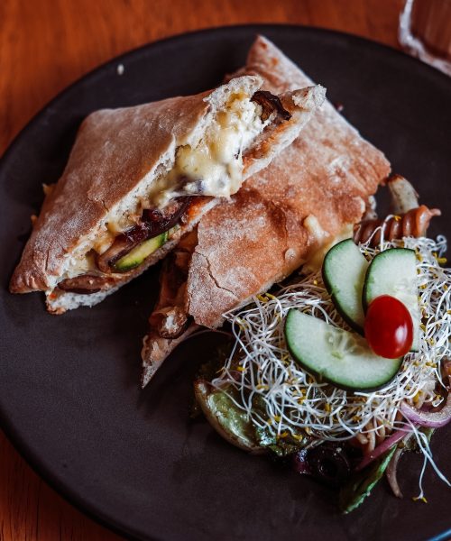 Sandwich de berenjena en cholula